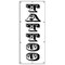 Signmission TATTOO BANNER BANNER SIGN Vertical tattoos shop artist piercing B-96 Tattoo Vertical - alternate 1